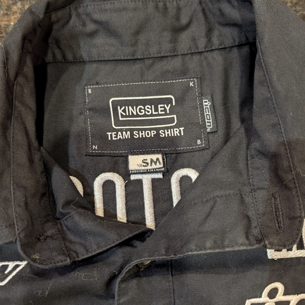 Icon Motorsports Kingsley Men’s Black Button-Up Team Shop Motorcycle Gear (S) - Picture 7 of 7